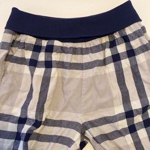 Aerie blue and grey plaid joggers. Size medium.